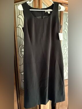NWT Liz Claiborne Dresses Black Stretch Work Dress. Sz 6